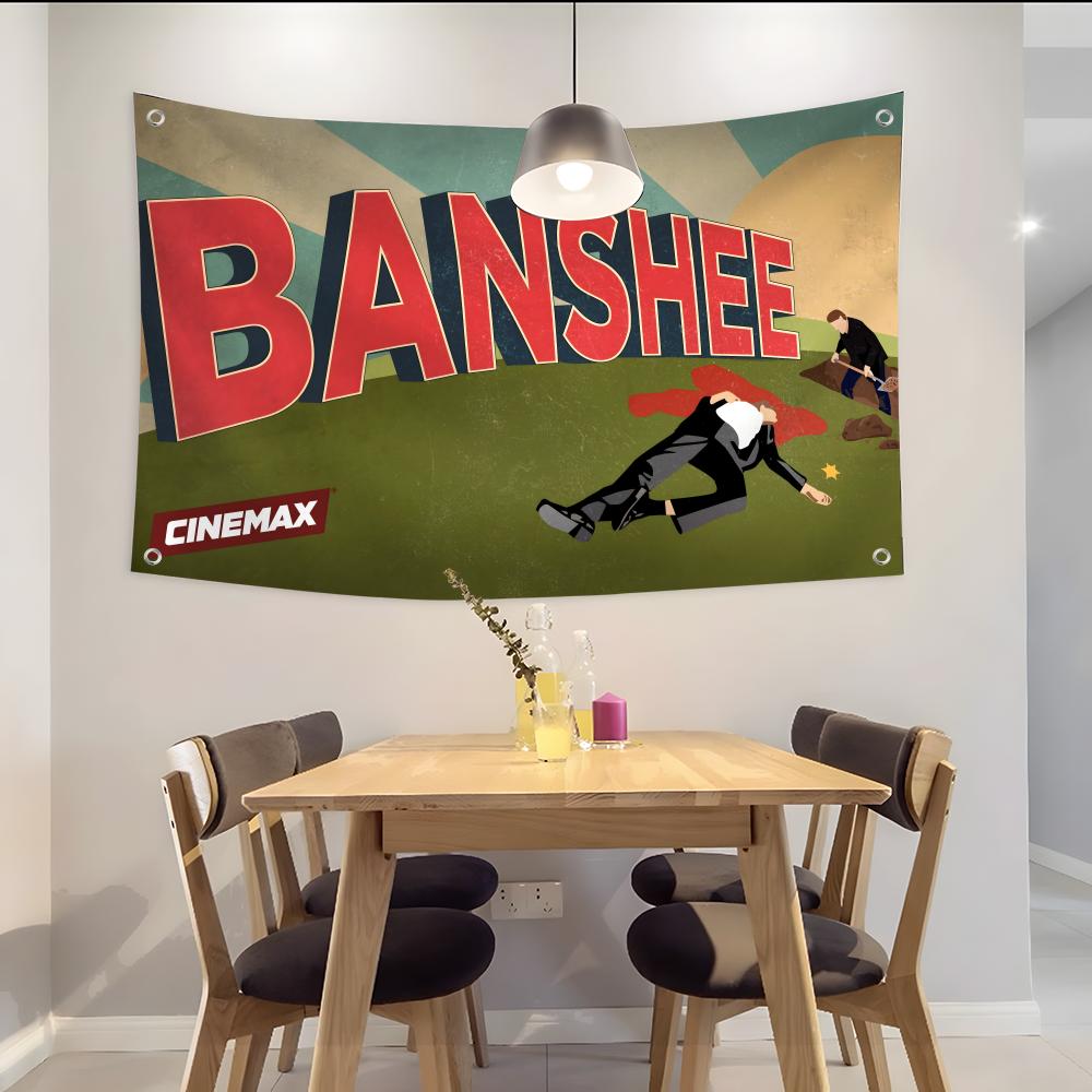 Drama TV Series Banshee Flags  - مراجعة Outdoor Camping Tv وسعره
