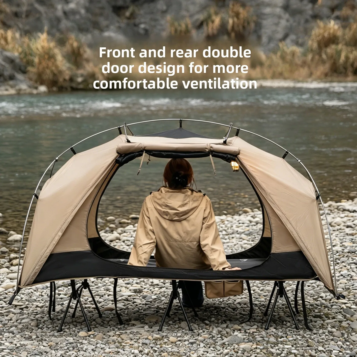 MOUNTAINHIKER Nwe Single Camp  - مراجعة Outdoor Camping Gazebo وسعره
