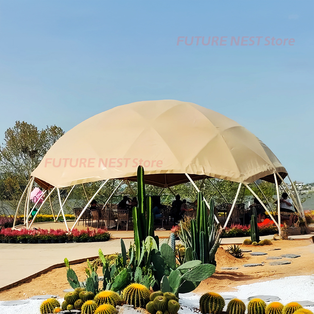 Glamping Geodesic Dome Tent Sp - مراجعة Outdoor Camping Exhibition وسعره