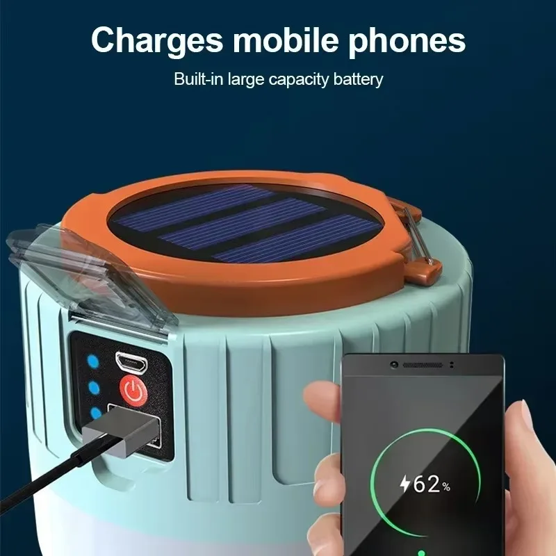 Solar Camping Lantern Recharge - مراجعة Outdoor Camping Lampe وسعره
