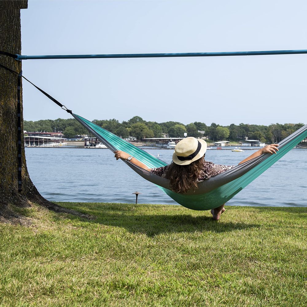 Single Point Portable Hammock  - مراجعة Camping Hammock وسعره