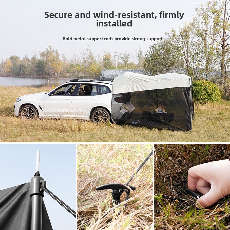 Car Trunk Tent, Outdoor SUV Ta - مراجعة Outdoor Camping Mosquito Net وسعره