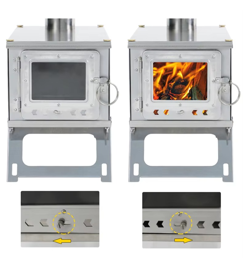 【Popular】DANCHEL S1 Foldable T - مراجعة Outdoor Camping Wood Stove وسعره