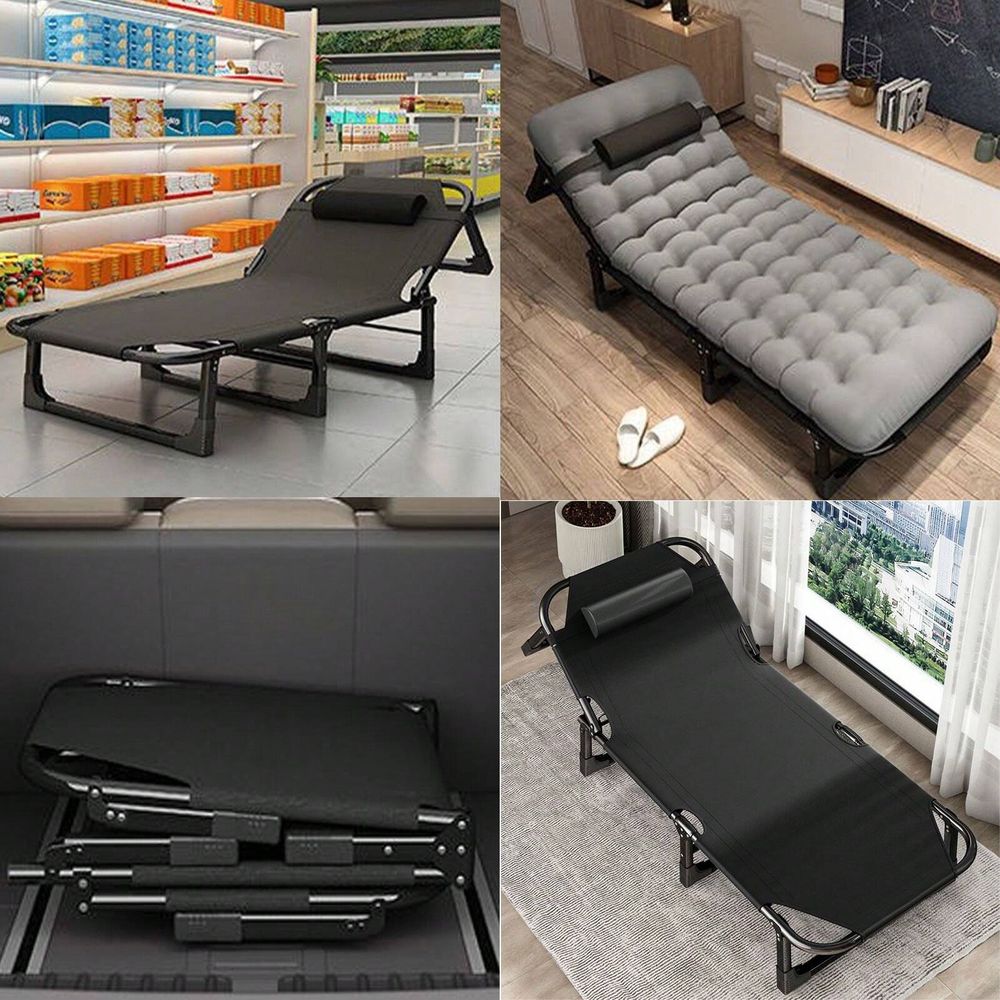 Cot, 4 Positions Adjustable Re - مراجعة Outdoor Camping Recliner وسعره
