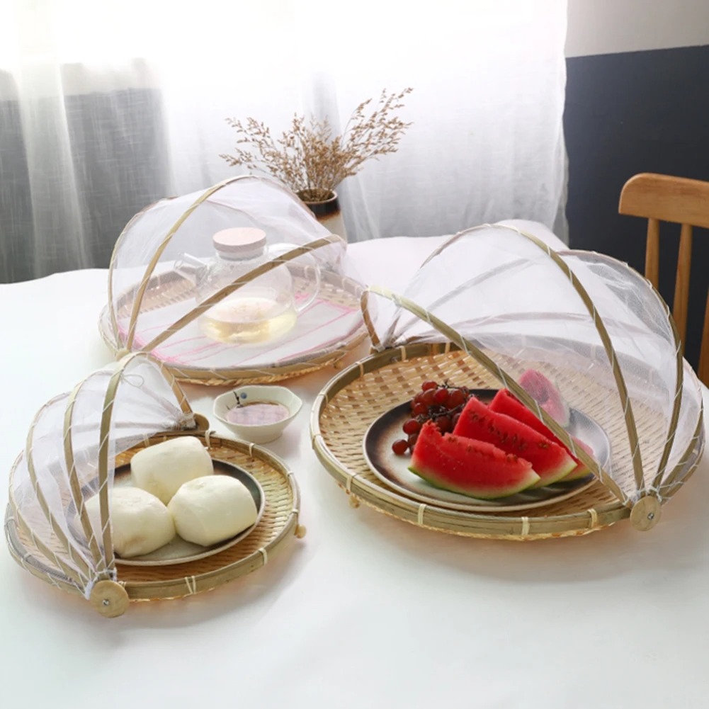 Bamboo Woven Basket Anti-Mosqu - مراجعة Outdoor Camping Mosquito Net وسعره