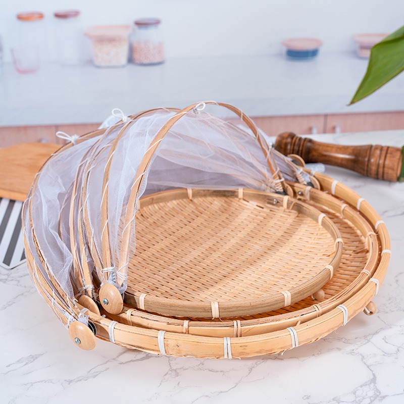 Bamboo Woven Basket Anti-Mosqu - مراجعة Outdoor Camping Mosquito Net وسعره