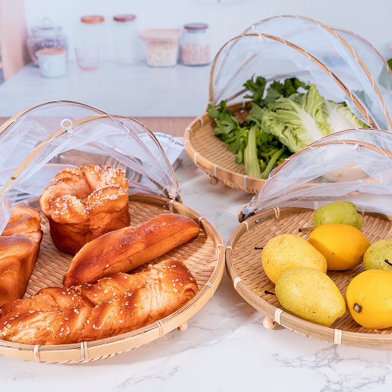 Bamboo Woven Basket Anti-Mosqu - مراجعة Outdoor Camping Mosquito Net وسعره
