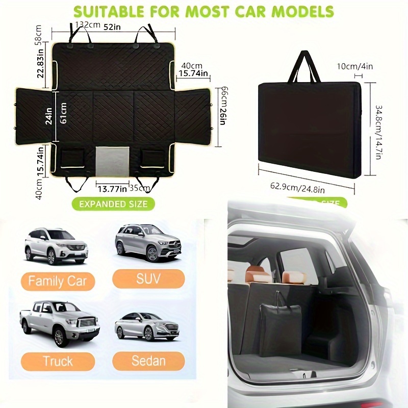 Back Seat Extender for Dogs, F - مراجعة Camping Hammock وسعره