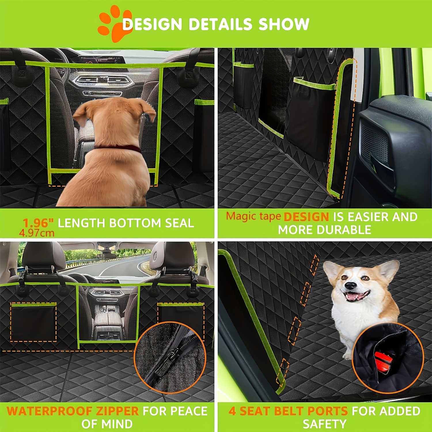 Back Seat Extender for Dogs, F - مراجعة Camping Hammock وسعره