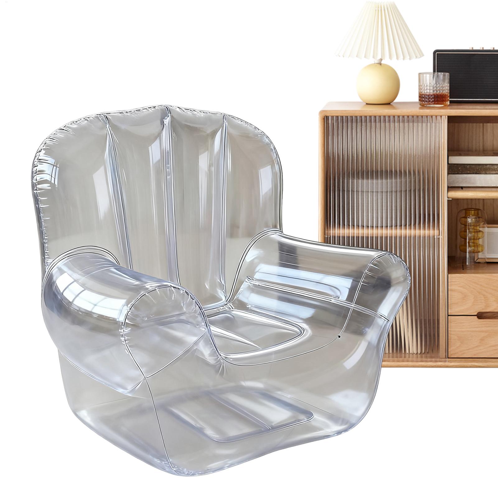 Thickened Transparent Sofa PVC - مراجعة Outdoor Camping Recliner وسعره