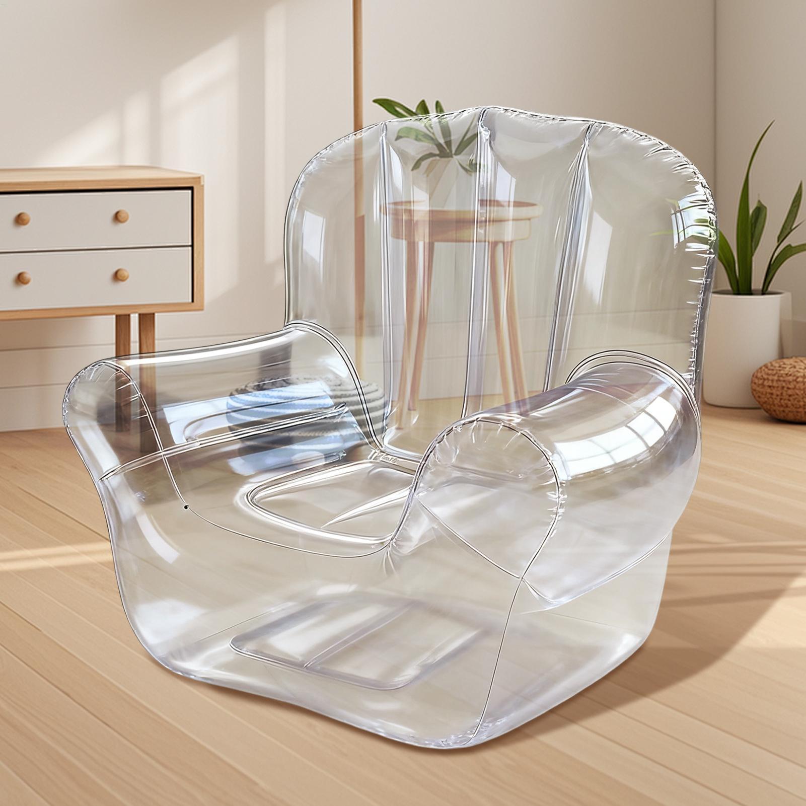 Thickened Transparent Sofa PVC - مراجعة Outdoor Camping Recliner وسعره