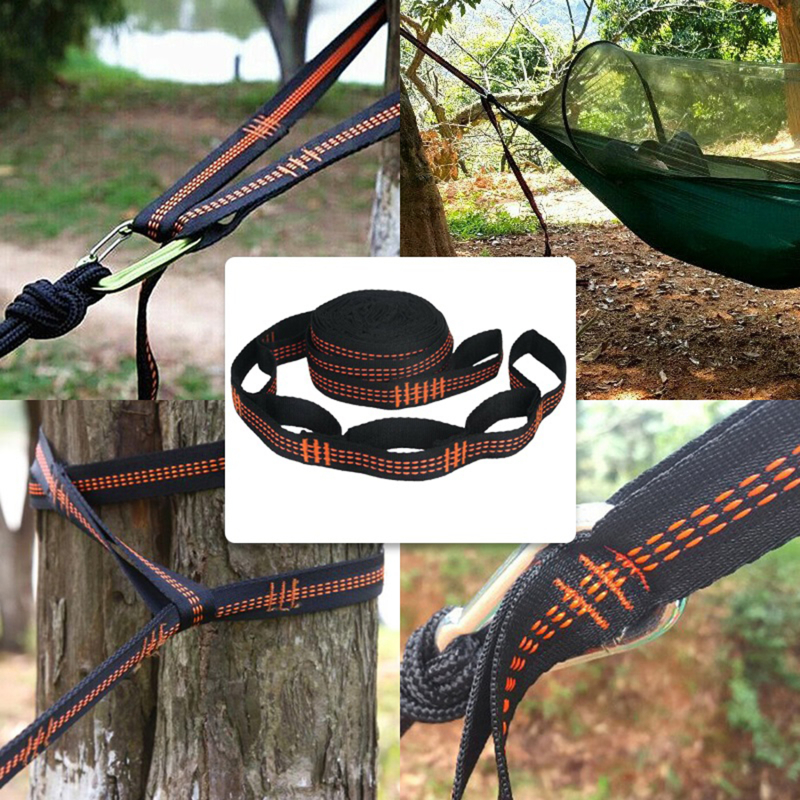 2pcs Hammock Straps High Load  - مراجعة Camping Hammock وسعره