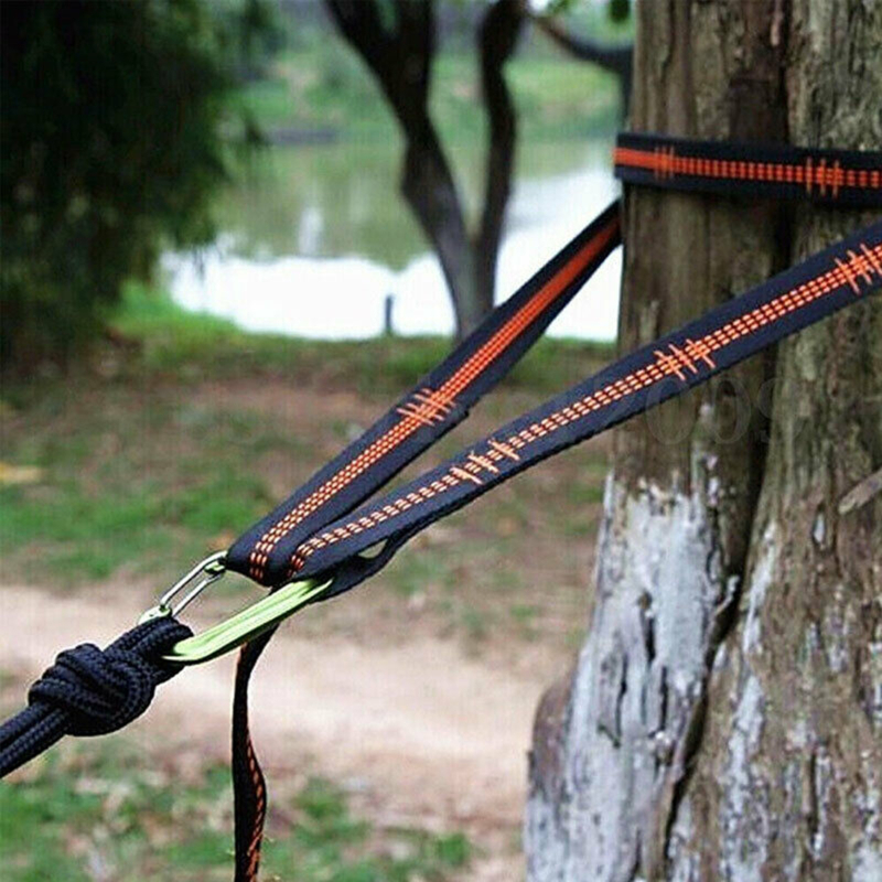 2pcs Hammock Straps High Load  - مراجعة Camping Hammock وسعره