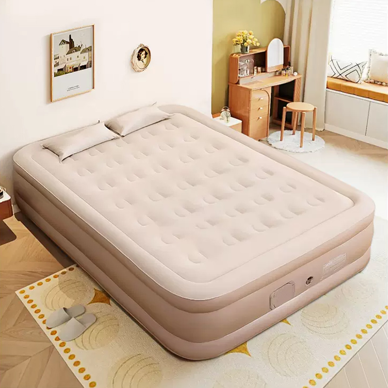 Queen Air Mattress with Built  - مراجعة Outdoor Camping Mattress وسعره