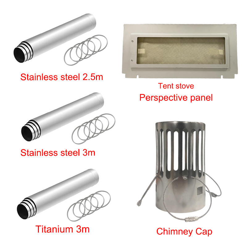Camping Wood Stove Chimney Cap - مراجعة Outdoor Camping Wood Stove وسعره