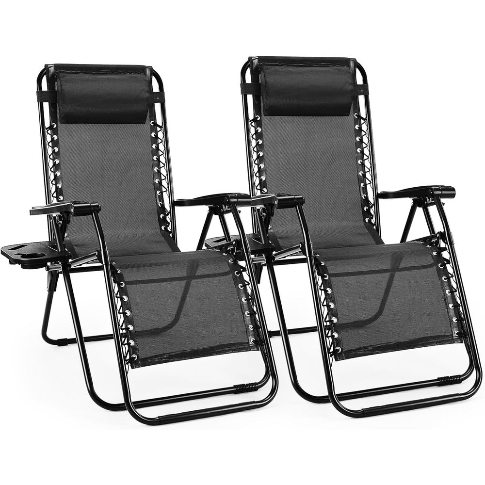 Set of 2 Zero Gravity Recliner - مراجعة Outdoor Camping Recliner وسعره