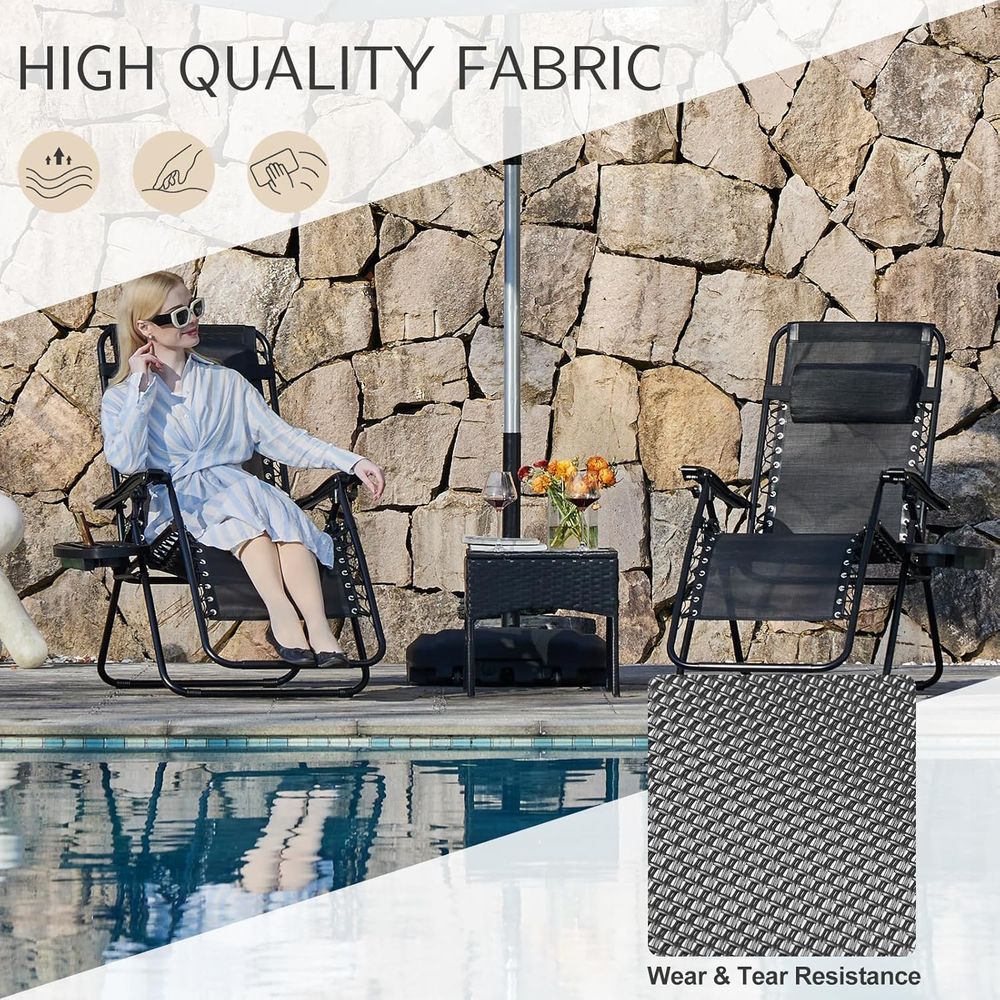 Set of 2 Zero Gravity Recliner - مراجعة Outdoor Camping Recliner وسعره