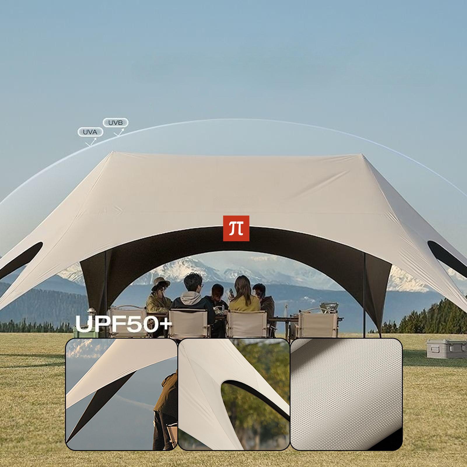 ACamping Gazebo Hexagonal Rain - مراجعة Outdoor Camping Gazebo وسعره