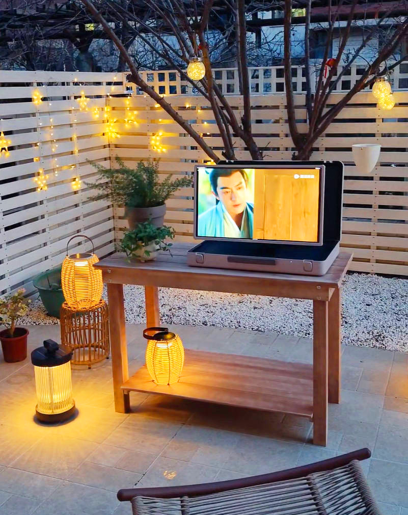 Portable Briefcase Suitcase To - مراجعة Outdoor Camping Tv وسعره