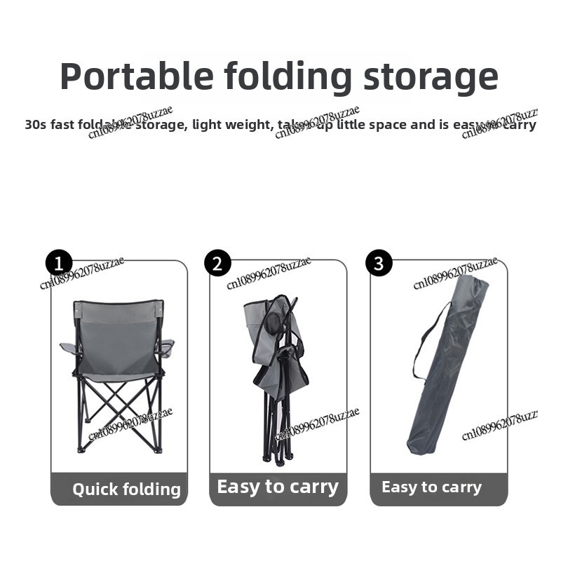 Outdoor Folding Chair Portable - مراجعة Outdoor Camping Recliner وسعره
