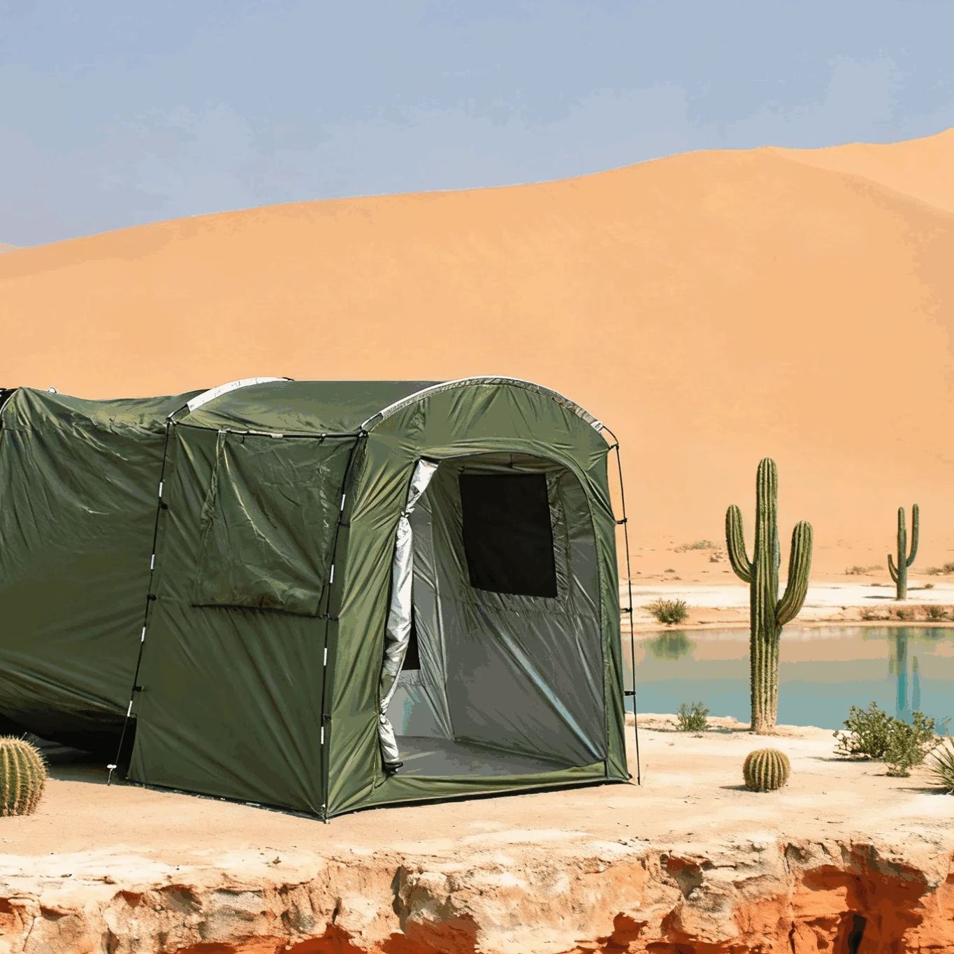 Outdoor Trunk Extension Tent 4 - مراجعة Outdoor Camping Van Tent وسعره