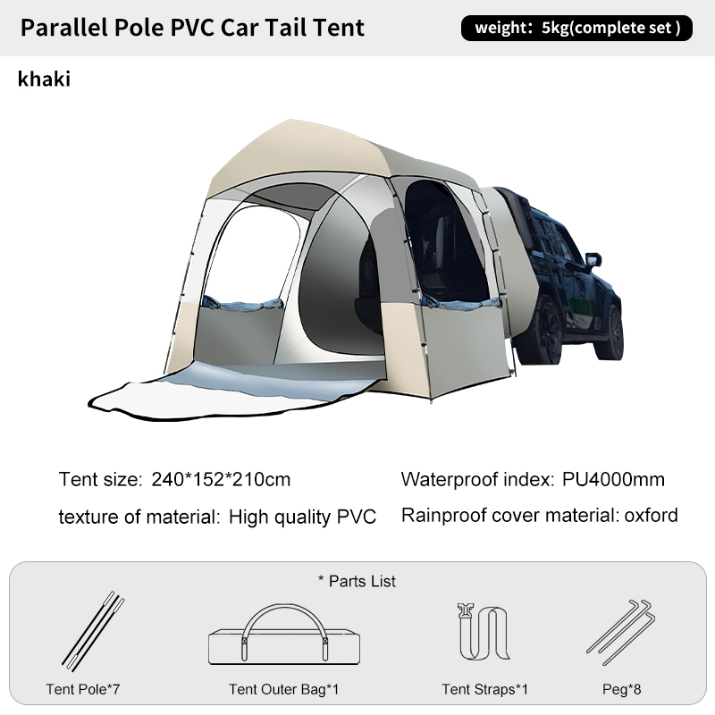3 Person All Season  Camping C - مراجعة Outdoor Camping Van Tent وسعره