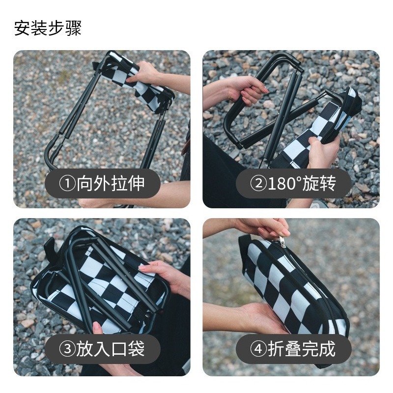 Outdoor folding stool portable - مراجعة Outdoor Camping Folding Chair وسعره
