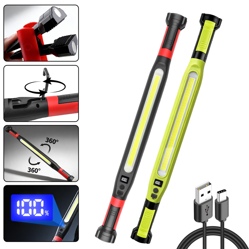 COB Work Light Type‑C Recharge - مراجعة Outdoor Camping Lampe وسعره