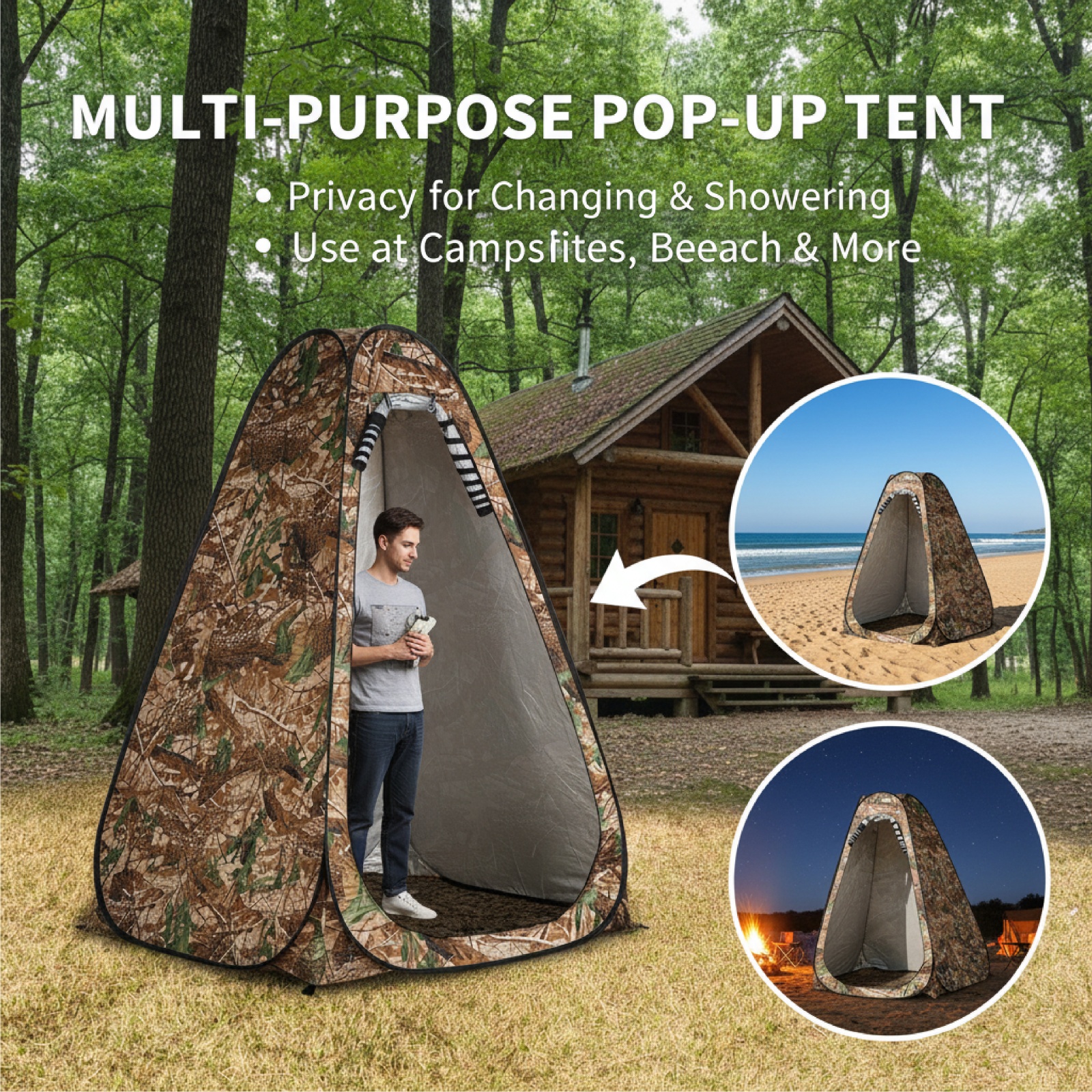 Portable Pop-Up Privacy Tent O - مراجعة Outdoor Camping Gazebo وسعره