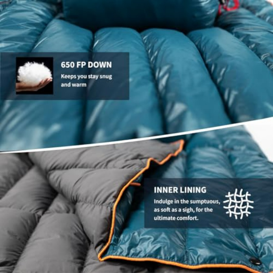 Ultralight Down Camping Blanke - مراجعة Camping Hammock وسعره