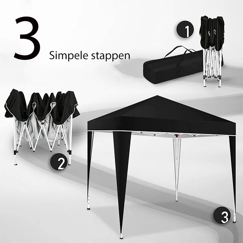Four-corner Folding Tent 3*3 C - مراجعة Outdoor Camping Exhibition وسعره