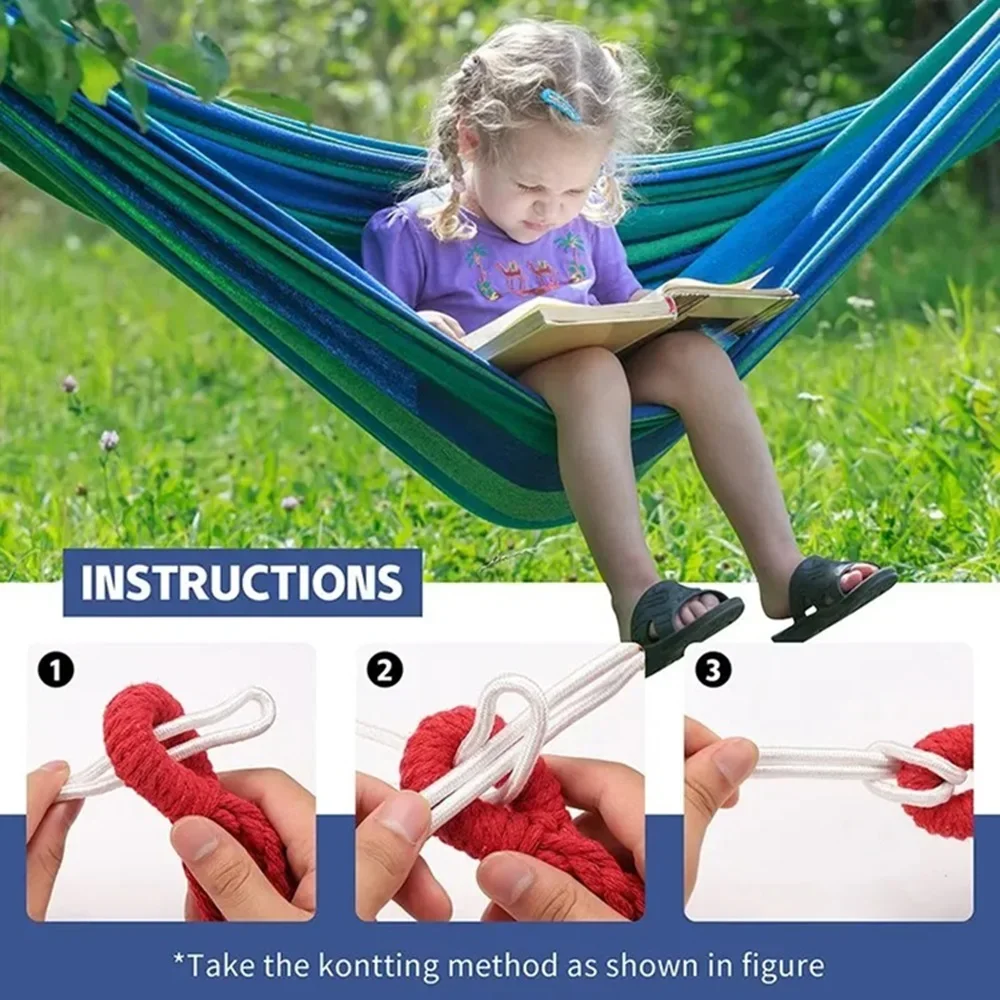1pc Outdoor Canvas Hammock Cam - مراجعة Camping Hammock وسعره
