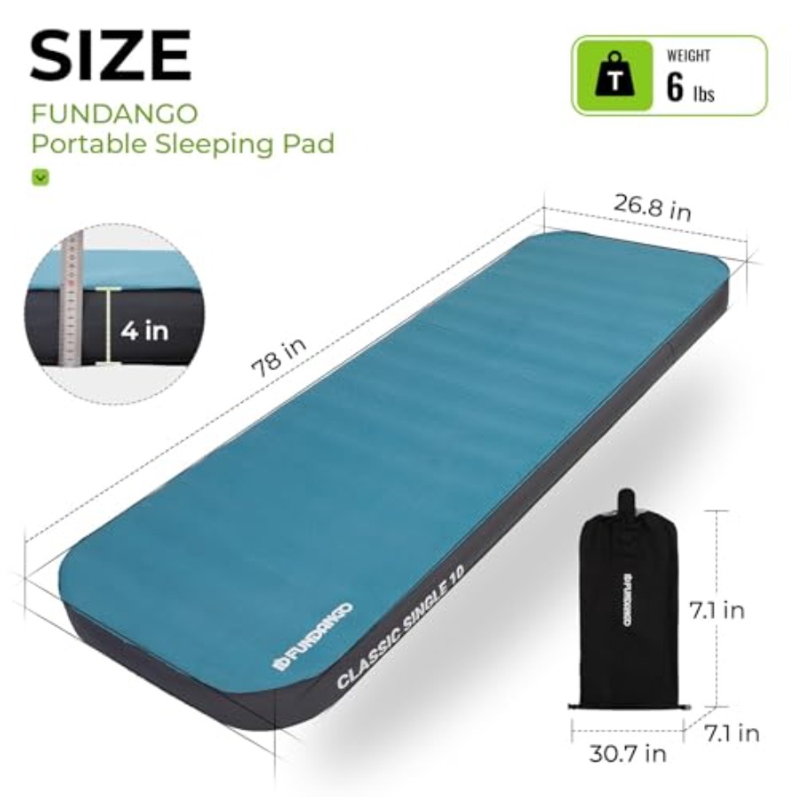 Camping Self-Inflating Sleepin - مراجعة Outdoor Camping Van Tent وسعره