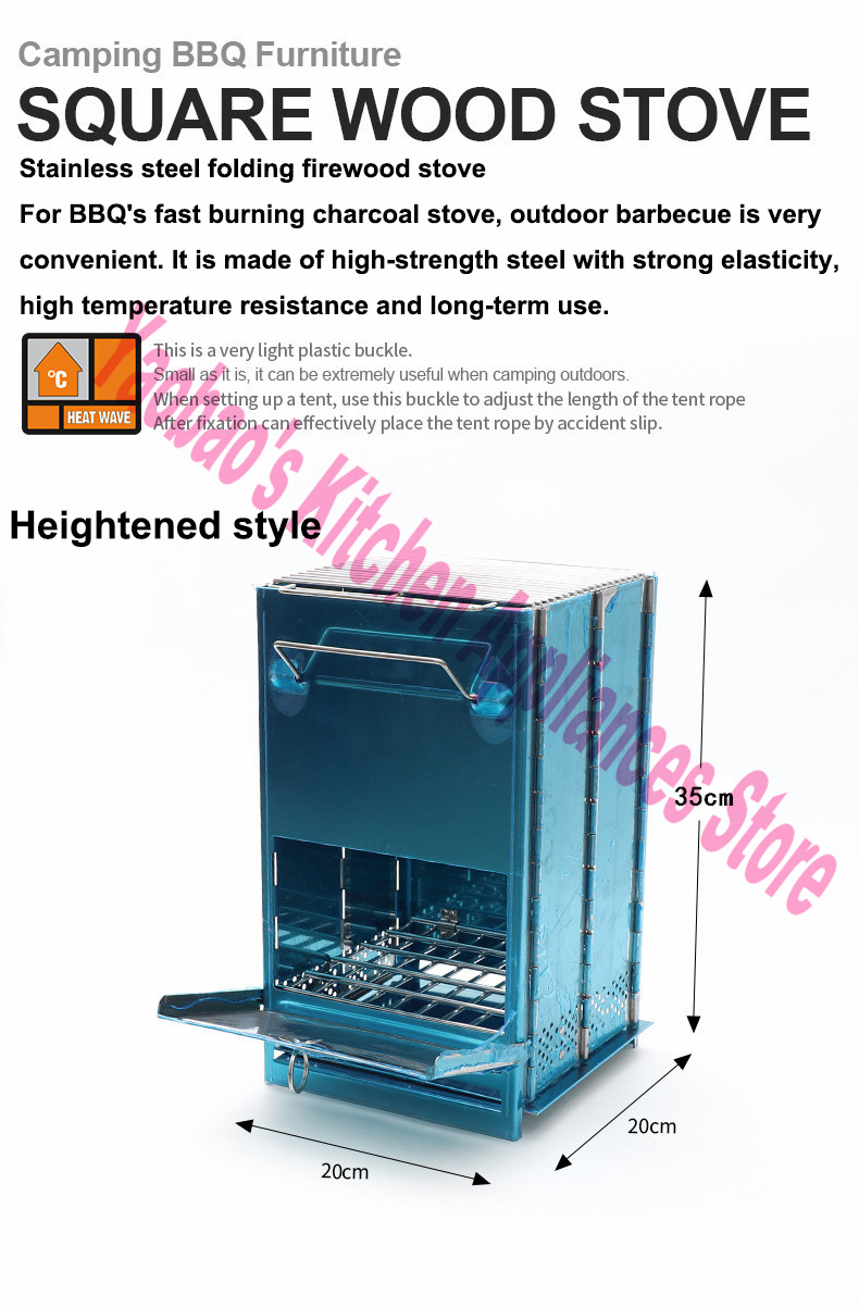 Wood Stove Outdoor Camping Equ - مراجعة Outdoor Camping Wood Stove وسعره
