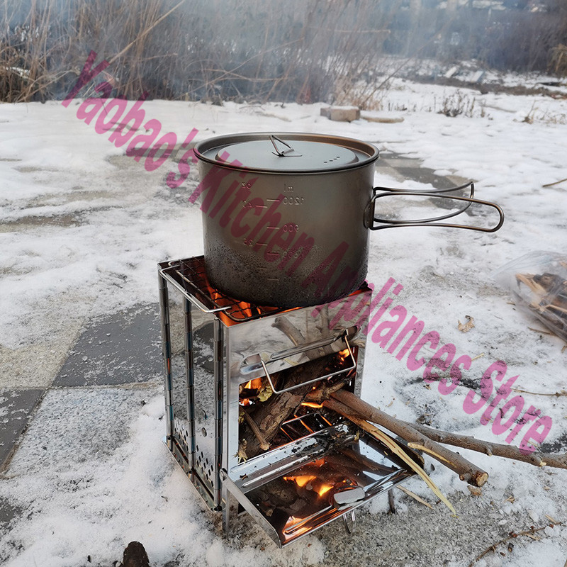 Wood Stove Outdoor Camping Equ - مراجعة Outdoor Camping Wood Stove وسعره