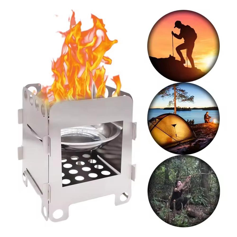 Folding Camping Wood Stove Por - مراجعة Outdoor Camping Wood Stove وسعره