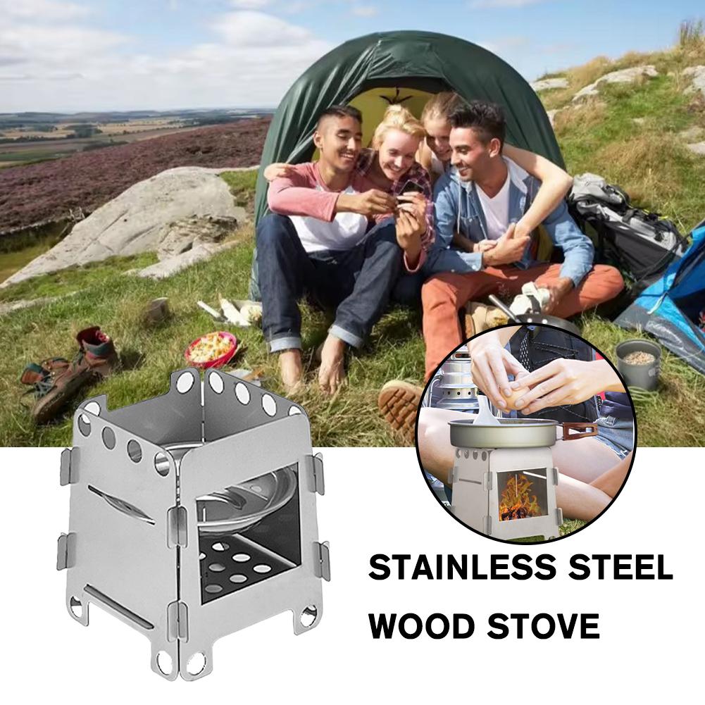 Folding Camping Wood Stove Por - مراجعة Outdoor Camping Wood Stove وسعره