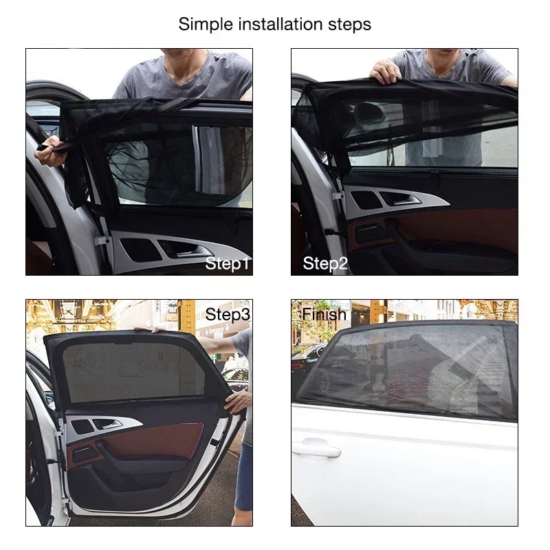 2PCS Car Window Screen Door Co - مراجعة Outdoor Camping Mosquito Net وسعره