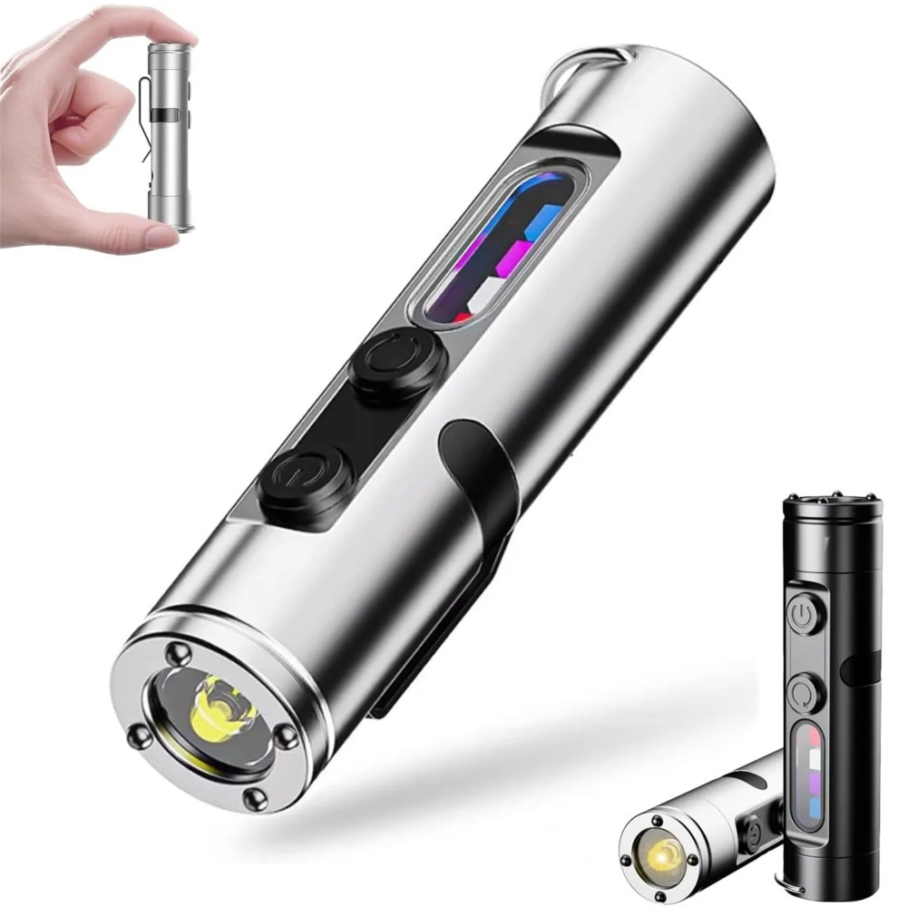 LED Flashlight Mini Portable E - مراجعة Outdoor Camping Lampe وسعره