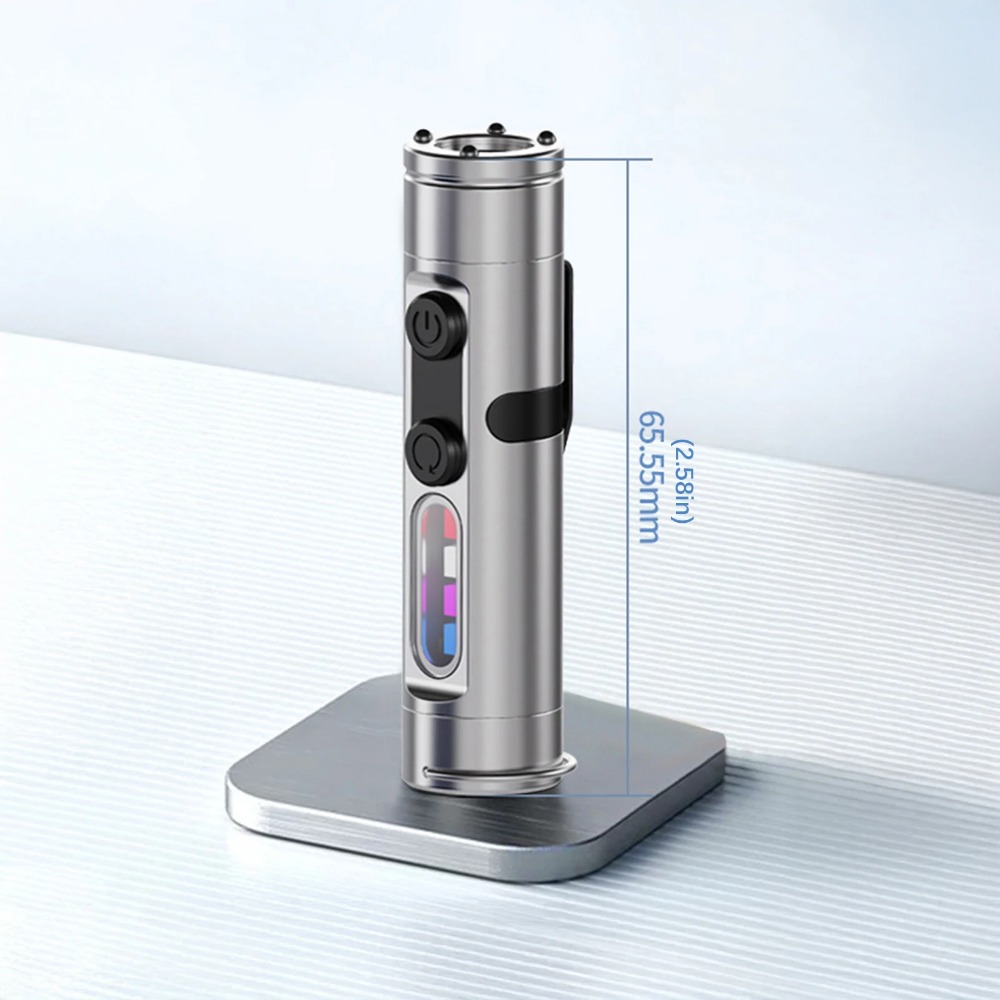LED Flashlight Mini Portable E - مراجعة Outdoor Camping Lampe وسعره