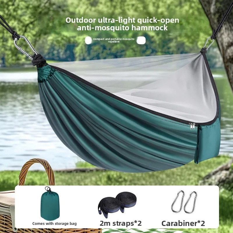 Lightweight Camping Hammock Wi - مراجعة Outdoor Camping Mosquito Net وسعره