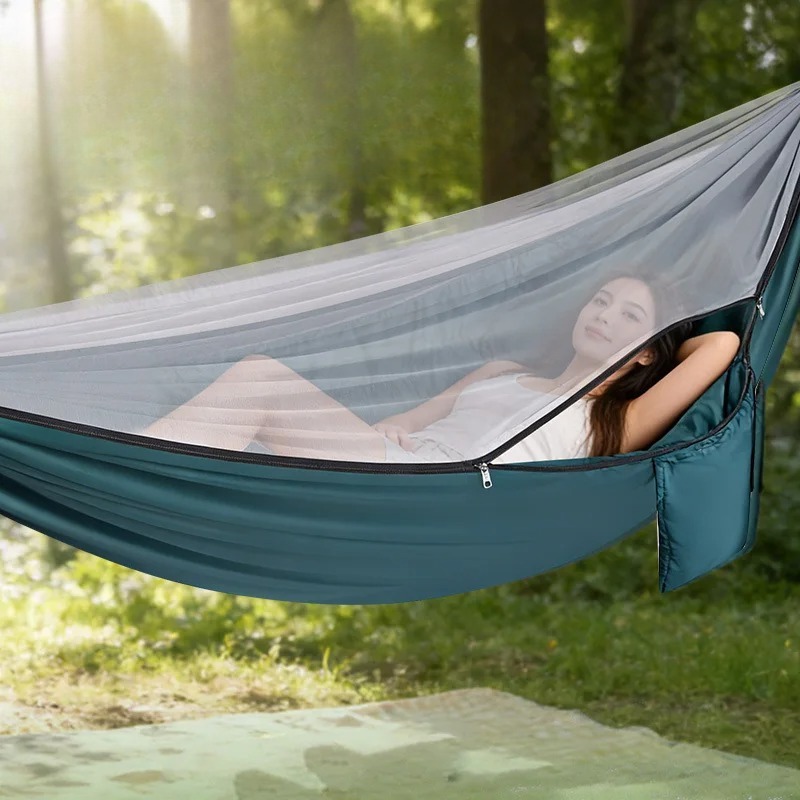 Lightweight Camping Hammock Wi - مراجعة Outdoor Camping Mosquito Net وسعره