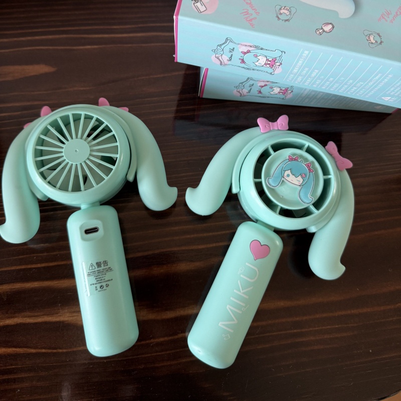 Hatsune Miku Mini Handheld Fan - مراجعة Outdoor Camping Tv وسعره