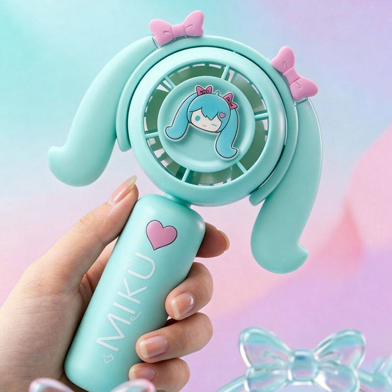 Hatsune Miku Mini Handheld Fan - مراجعة Outdoor Camping Tv وسعره