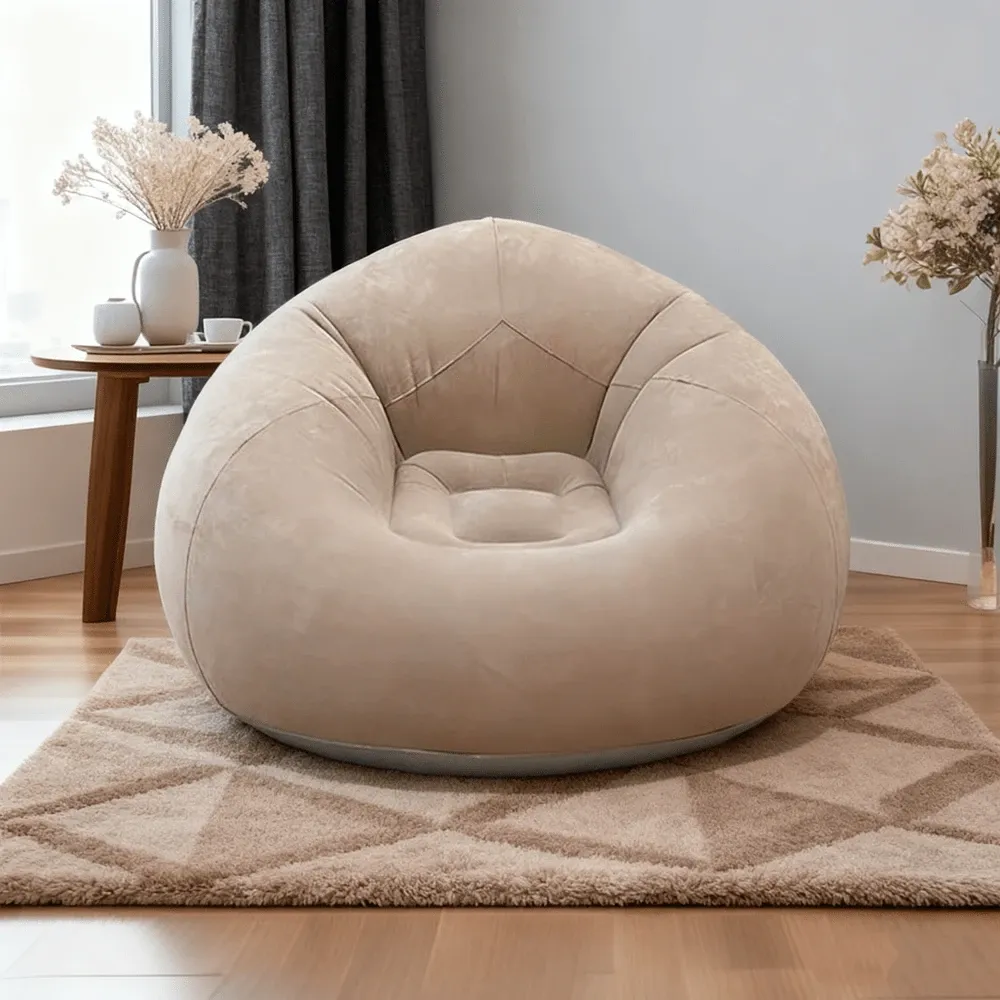 Inflatable Slouchy Sofa Chair, - مراجعة Outdoor Camping Recliner وسعره