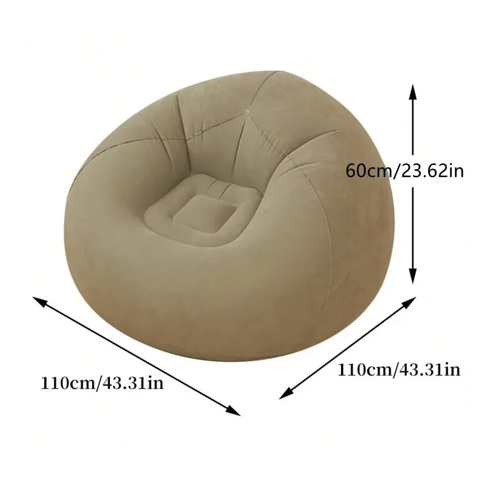 Inflatable Slouchy Sofa Chair, - مراجعة Outdoor Camping Recliner وسعره