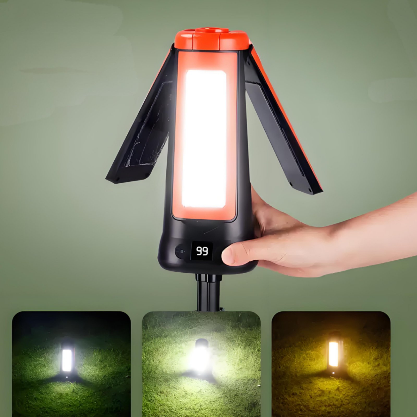 Telescopic Tent Lamp Adjustabl - مراجعة Outdoor Camping Lampe وسعره