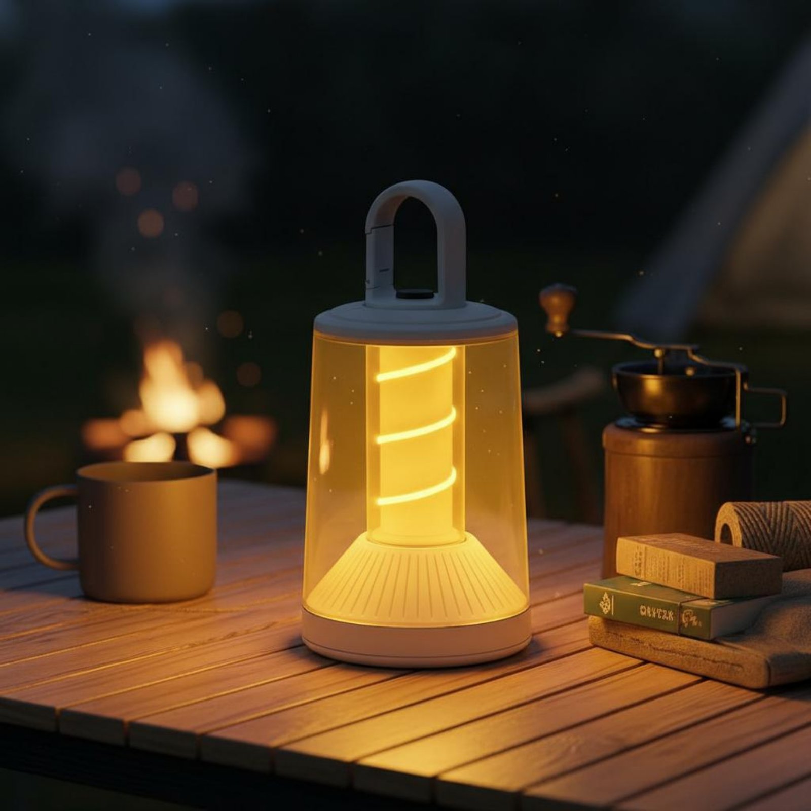 Battery-Powered Hanging Lanter - مراجعة Camping Lantern وسعره