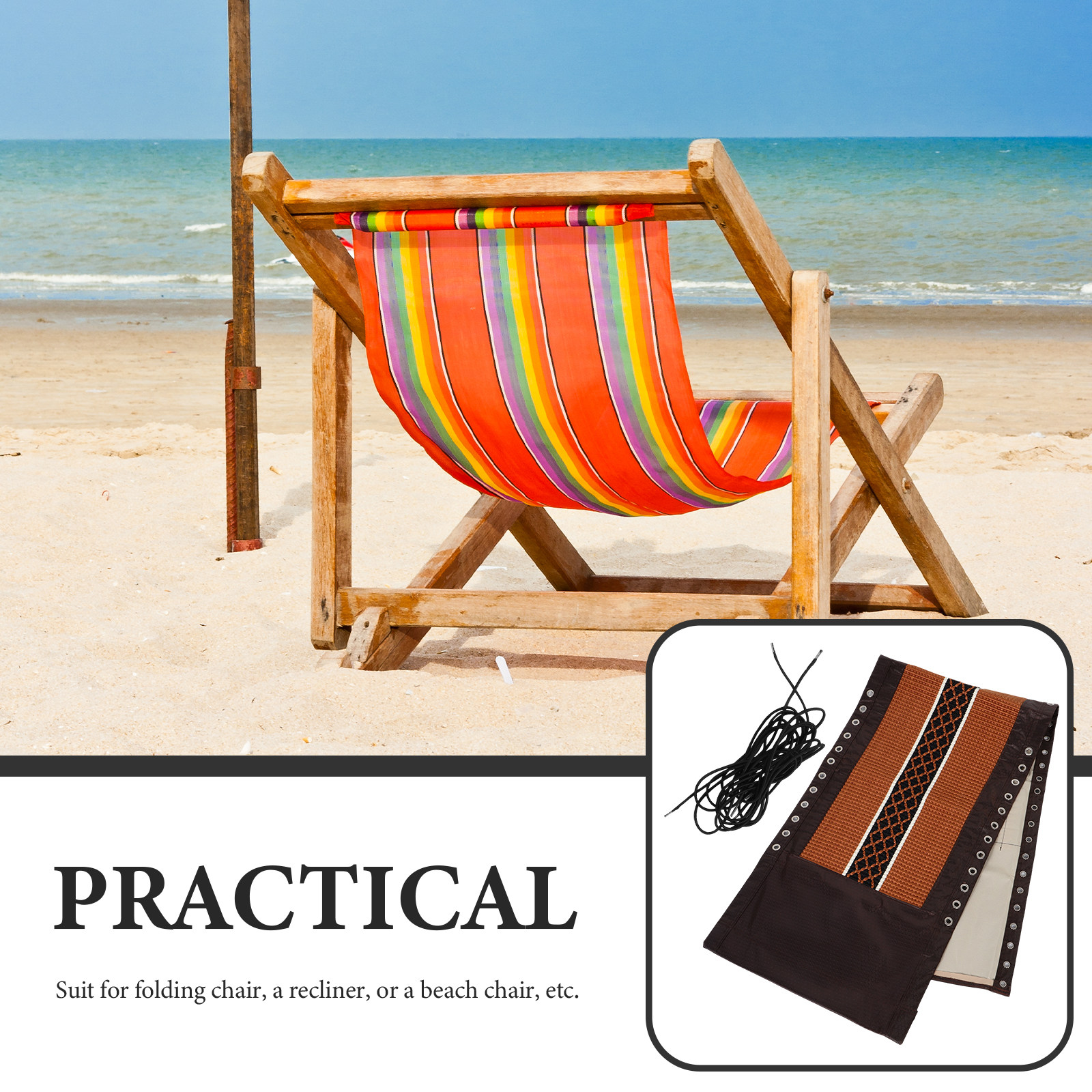 1Set Portable Chair Replacemen - مراجعة Outdoor Camping Recliner وسعره