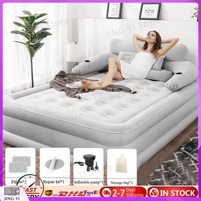 Queen Size Air Mattress for Ca - مراجعة Outdoor Camping Mattress وسعره